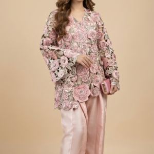 Blush 3D Floral Appliqué Set